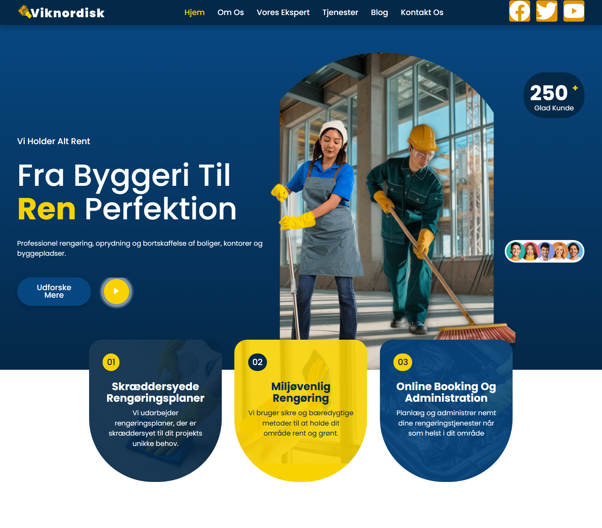 Viknordisk — Professional Cleaning Services Website