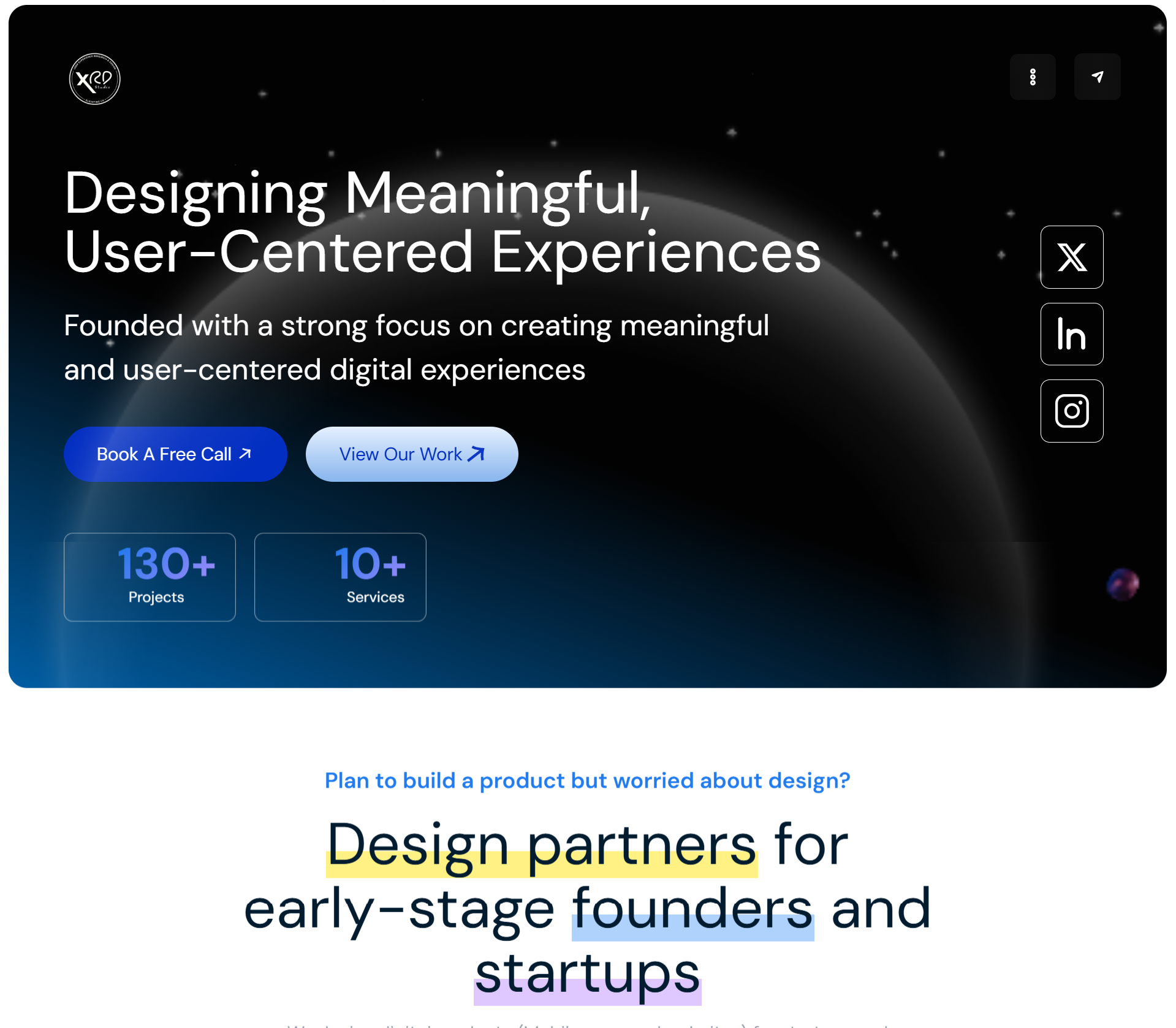 Noor ul Ain Studio — UX/UI Designer Portfolio Website