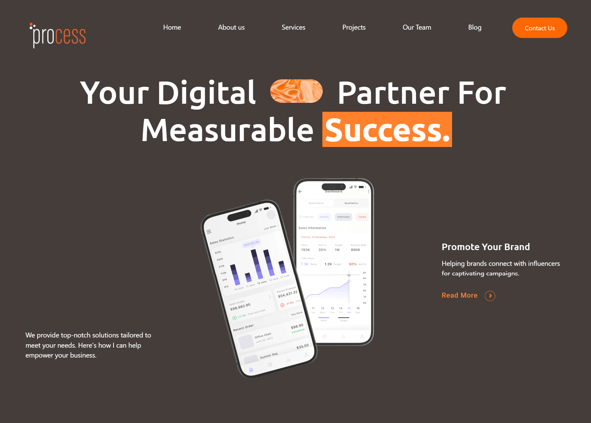 Process — Software Company Corporate Website