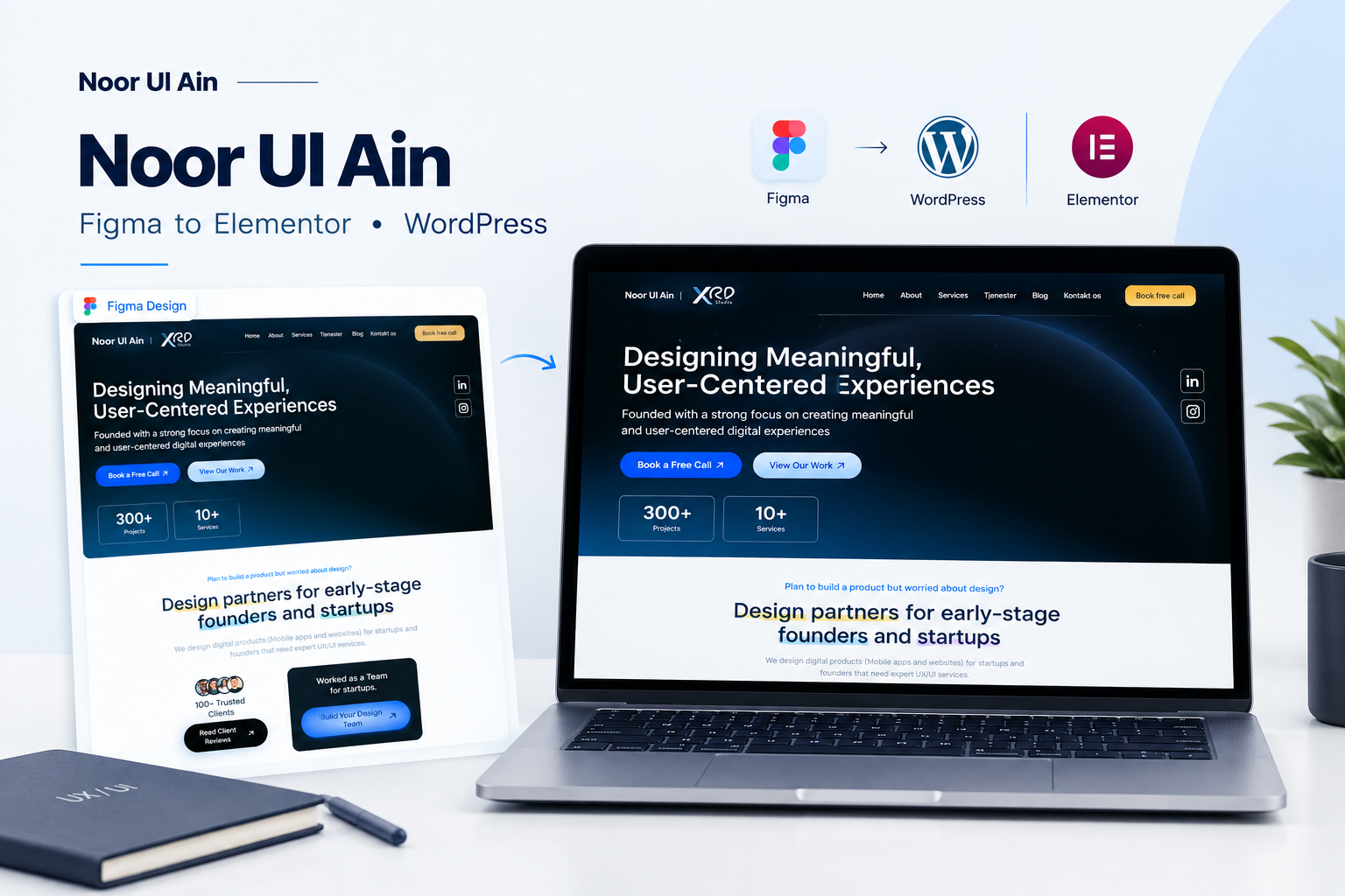 Noor ul Ain Studio design creative website design – screenshot 2